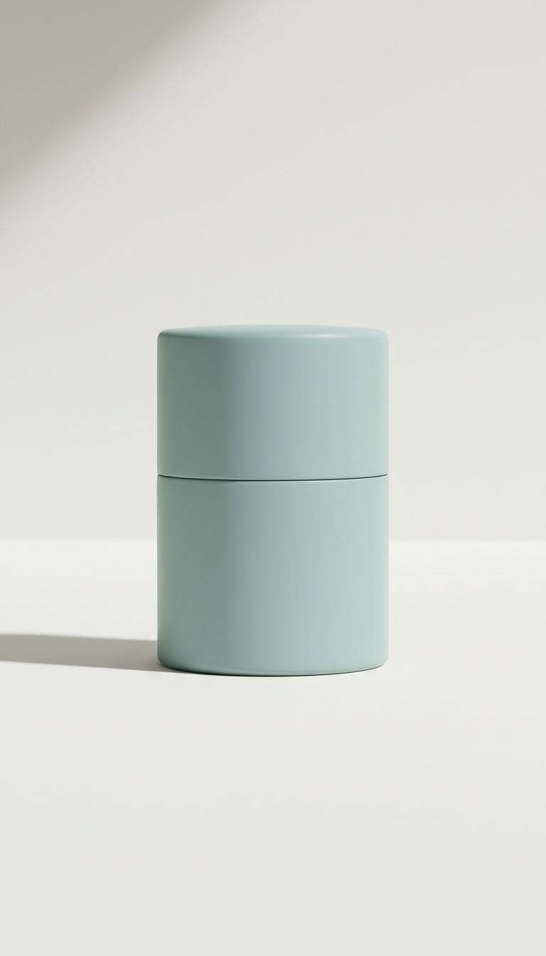 Mist Blue Solid Perfume Compact